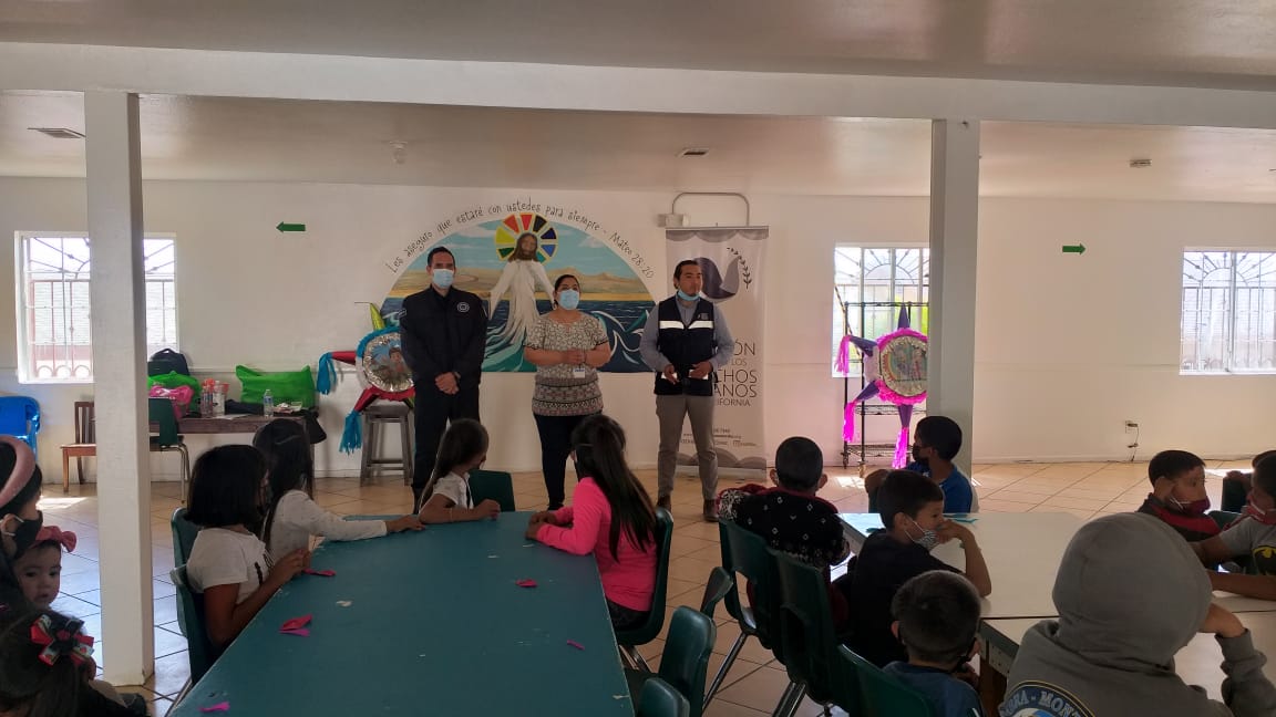 Celebración del día del niño, Prevención, Casa Hogar El Refugio, Rosarito, BC