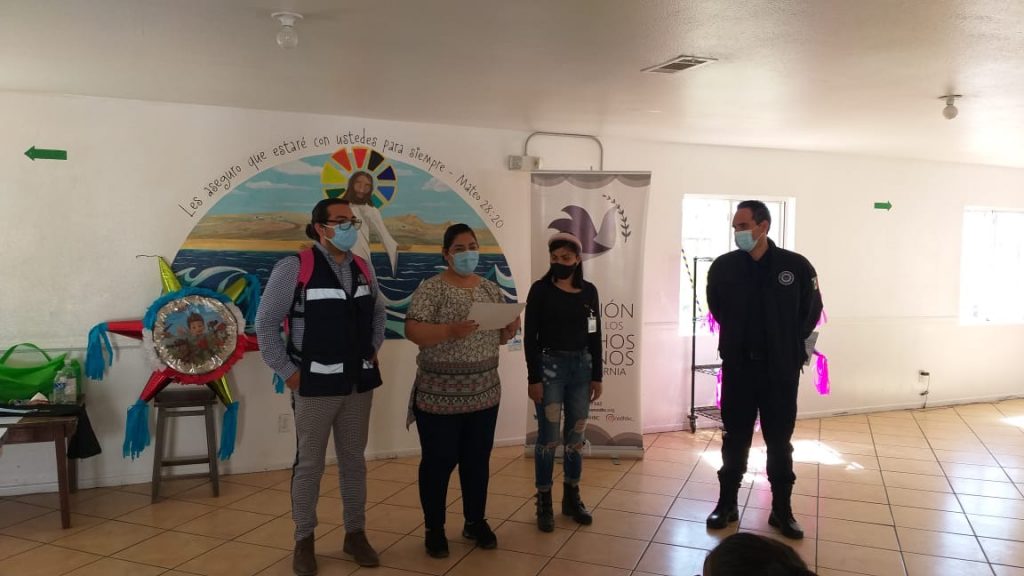 Celebración del día del niño,  Prevención, Casa Hogar El Refugio, Rosarito, BC